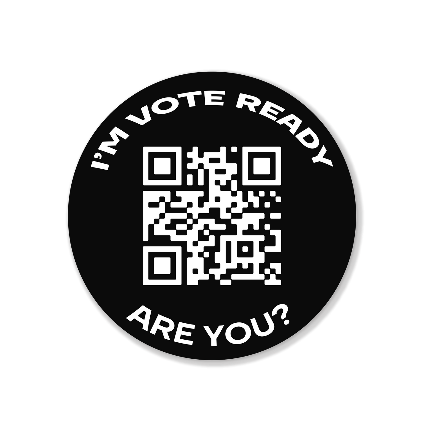 Voter Registration QR Code Sticker (Pack of 10)