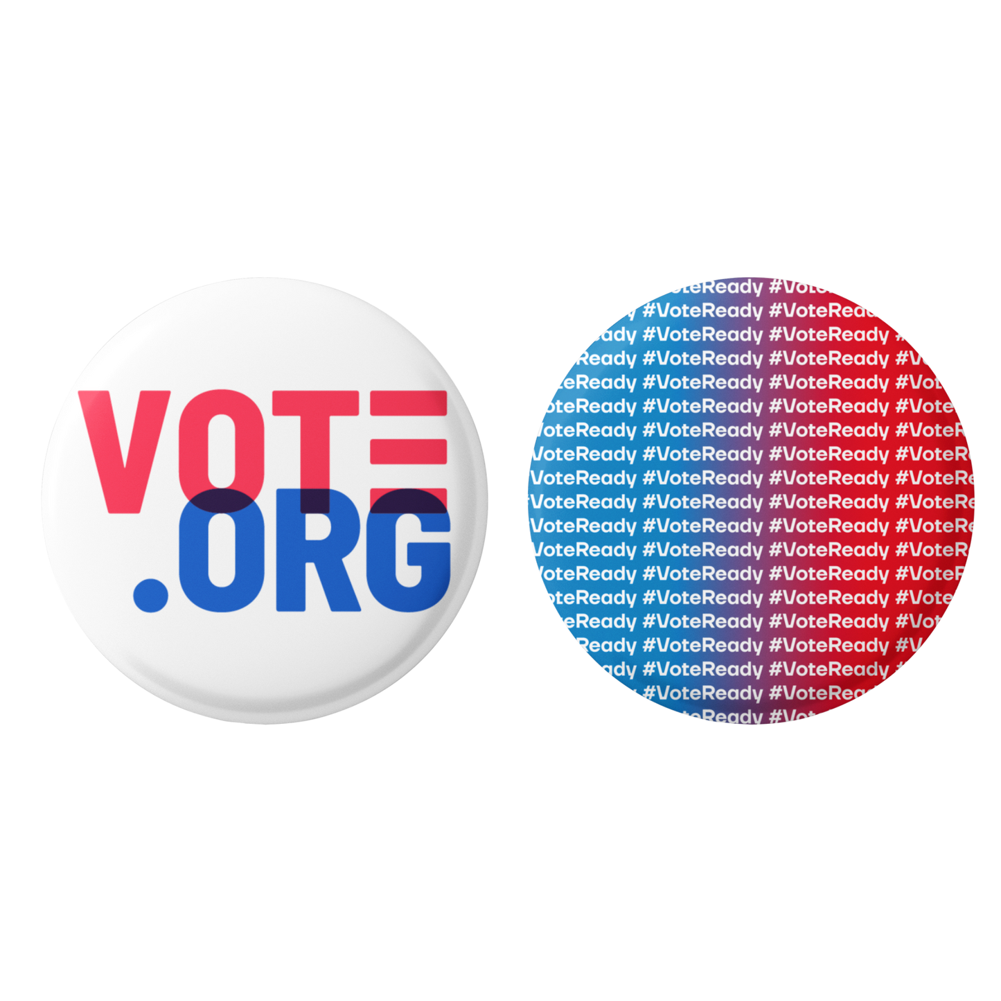 #VoteReady Button Pack